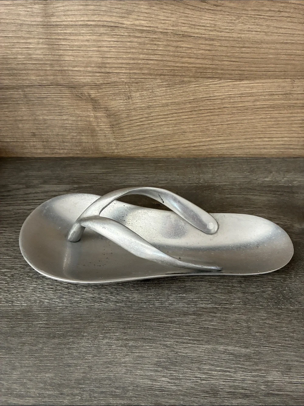 Pewter Flip-flop Sandal Trinket Tray